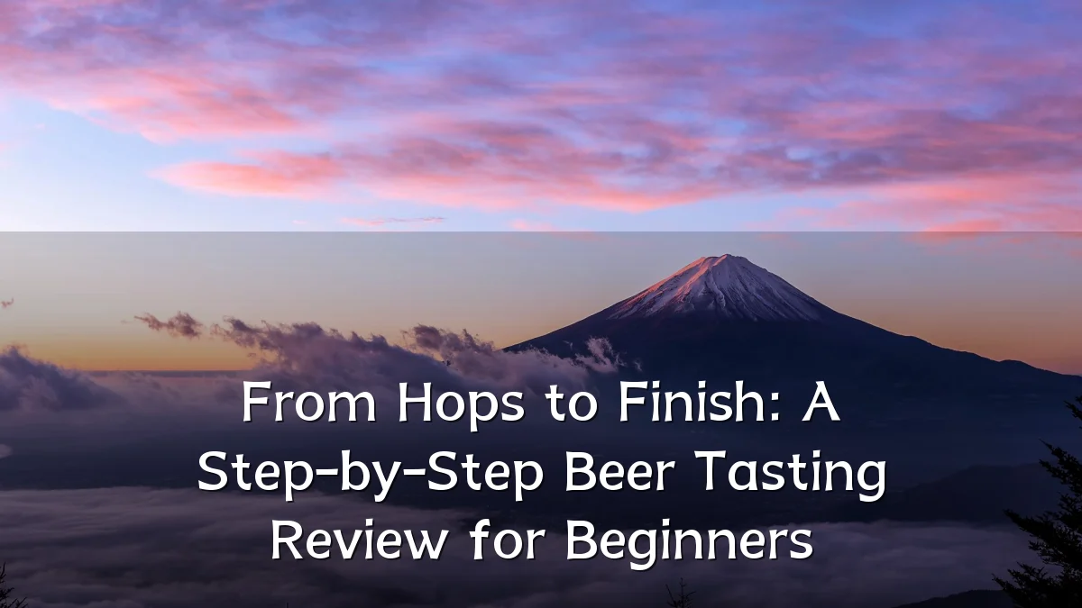 From Hops to Finish: A Step-by-Step Beer Tasting Review for Beginners