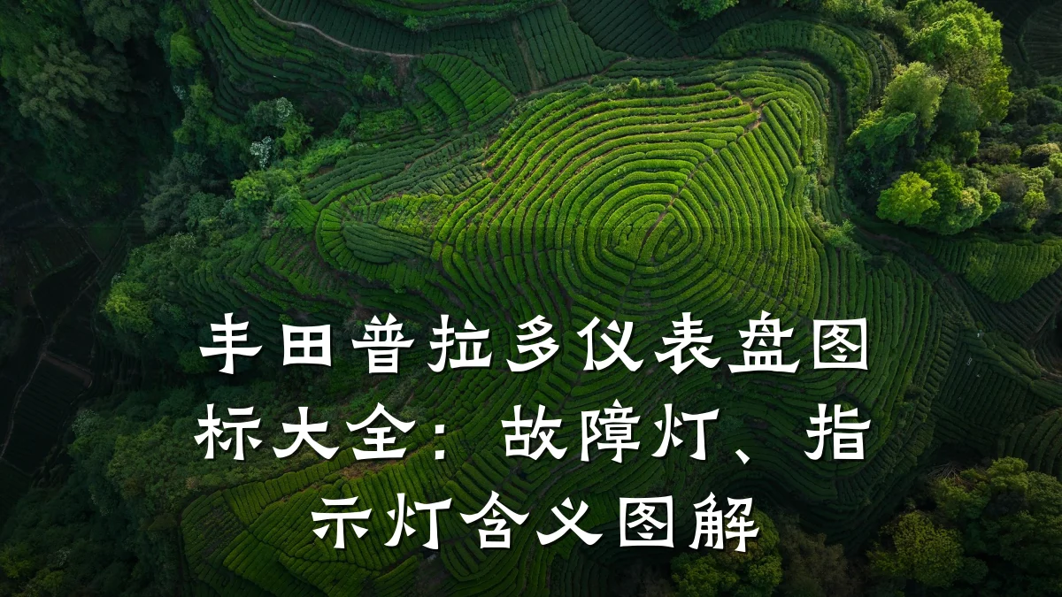 丰田普拉多仪表盘图标大全：故障灯、指示灯含义图解