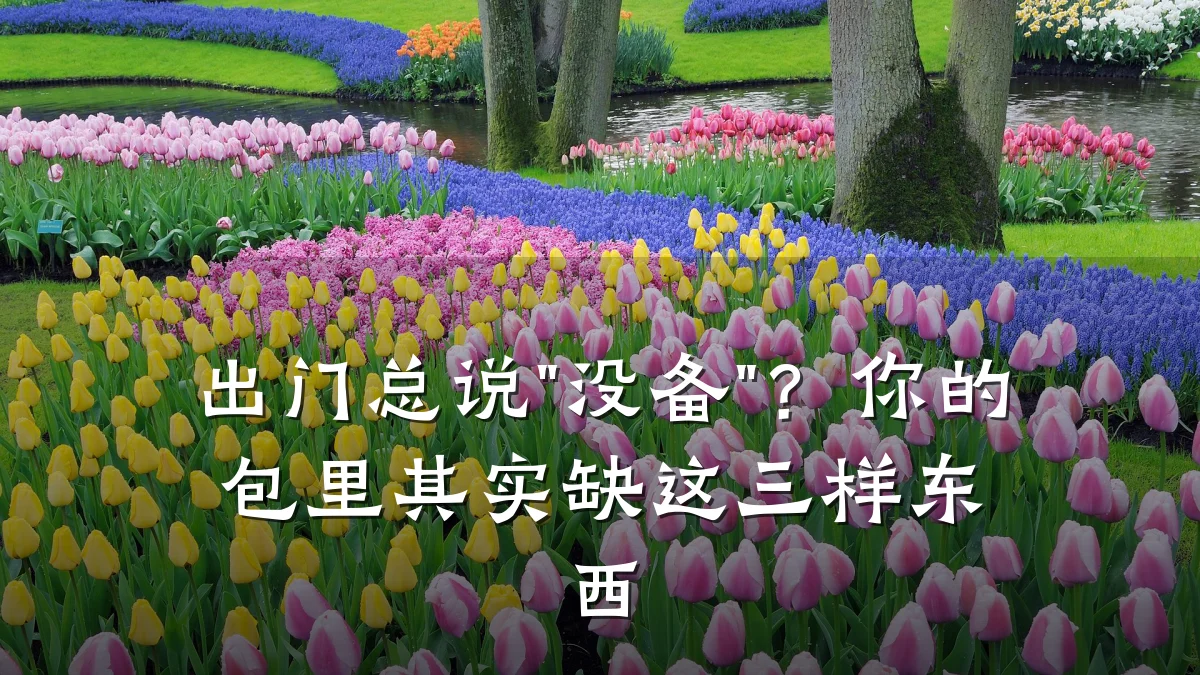 出门总说"没备"？你的包里其实缺这三样东西