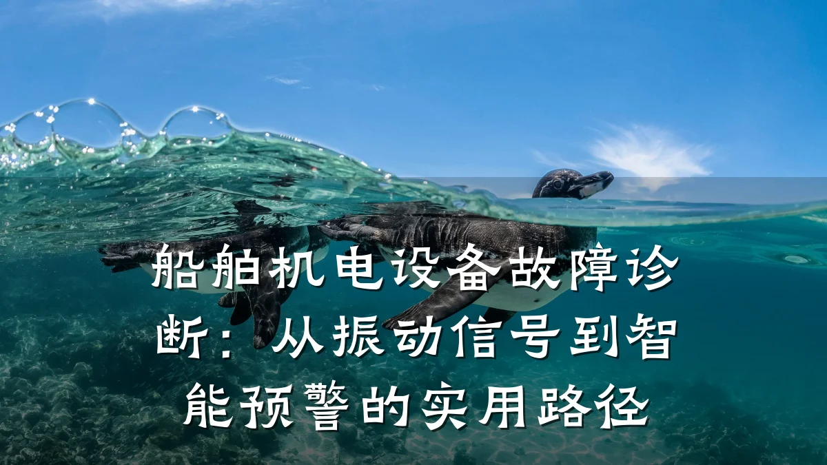 船舶机电设备故障诊断：从振动信号到智能预警的实用路径