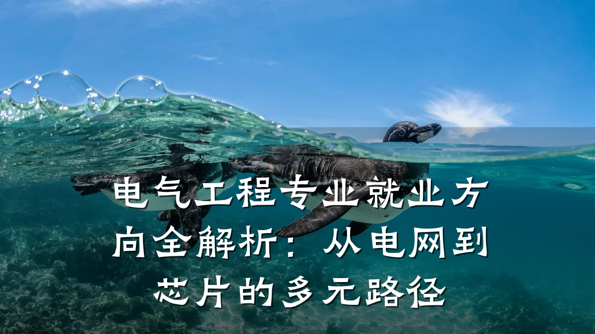 电气工程专业就业方向全解析：从电网到芯片的多元路径