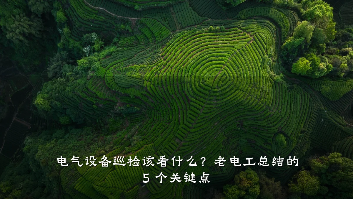 电气设备巡检该看什么?老电工总结的 5 个关键点