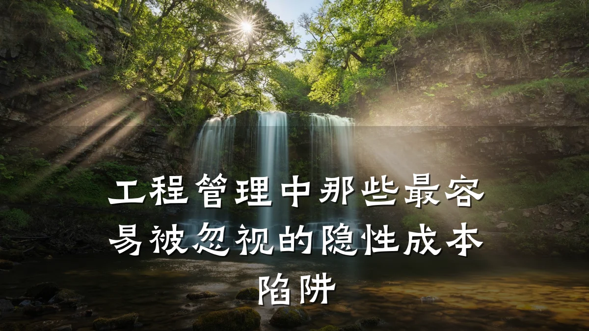 工程管理中那些最容易被忽视的隐性成本陷阱