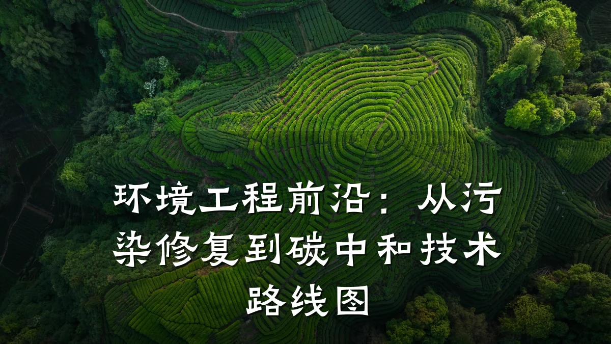 环境工程前沿：从污染修复到碳中和技术路线图