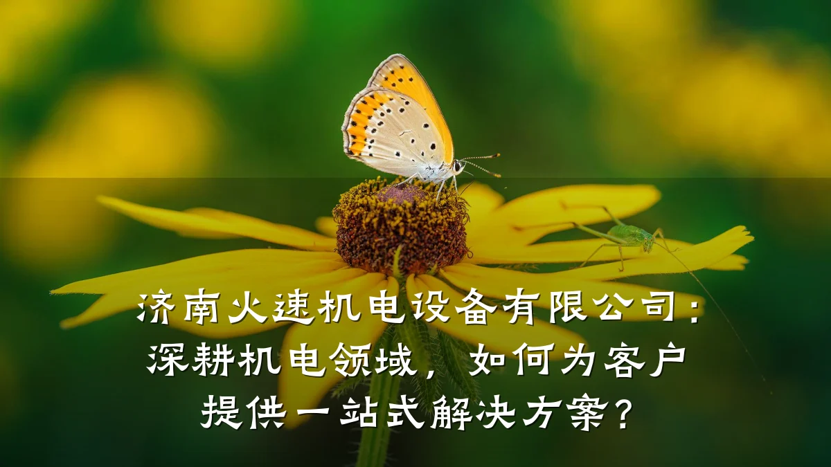 济南火速机电设备有限公司：深耕机电领域，如何为客户提供一站式解决方案？