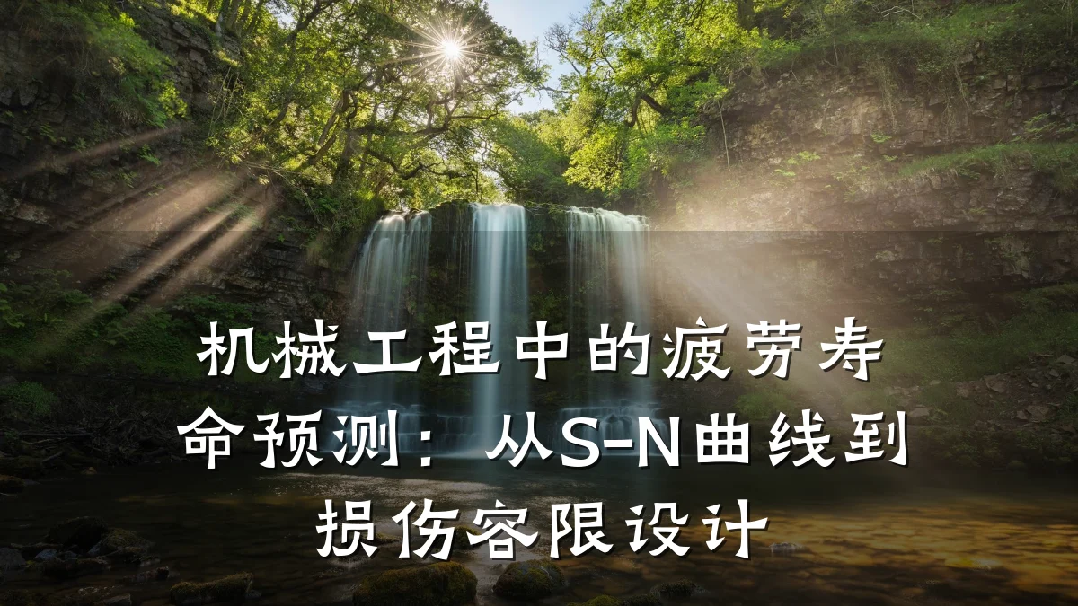 机械工程中的疲劳寿命预测：从S-N曲线到损伤容限设计
