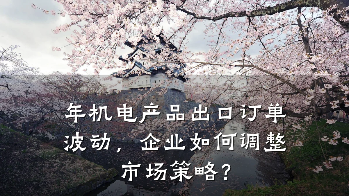 年机电产品出口订单波动，企业如何调整市场策略？