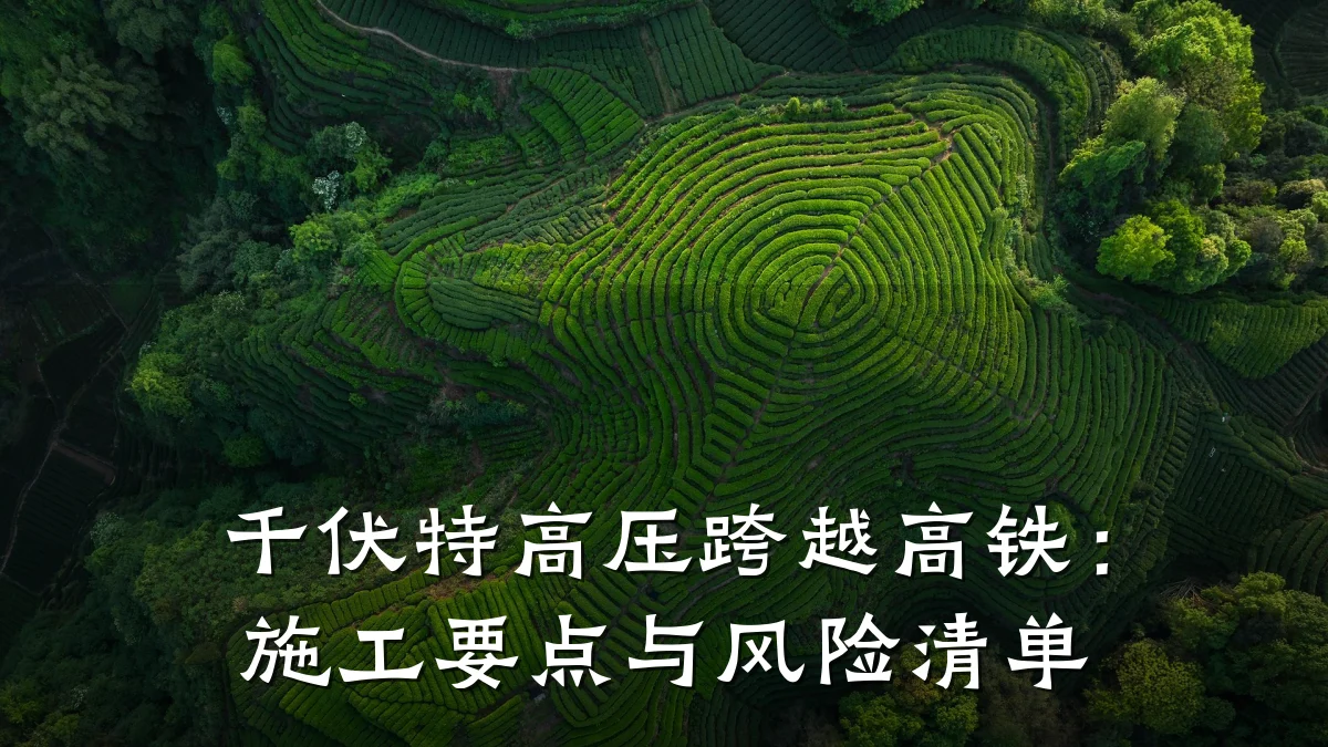 千伏特高压跨越高铁：施工要点与风险清单