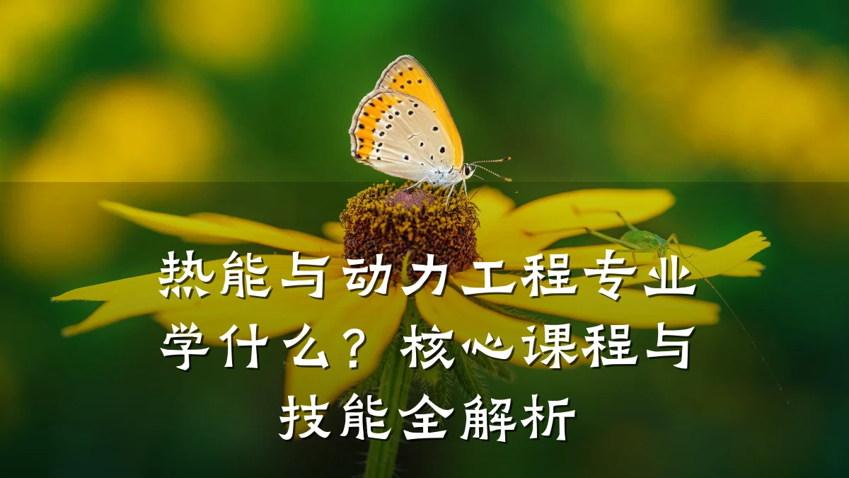 热能与动力工程专业学什么？核心课程与技能全解析