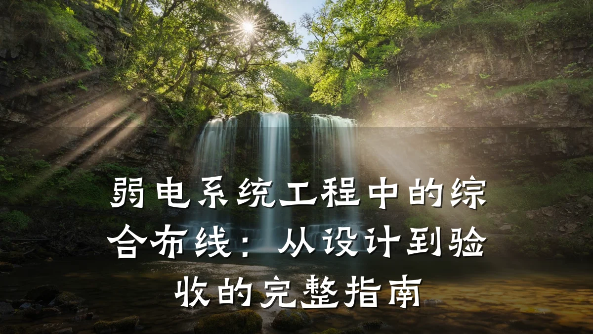 弱电系统工程中的综合布线：从设计到验收的完整指南