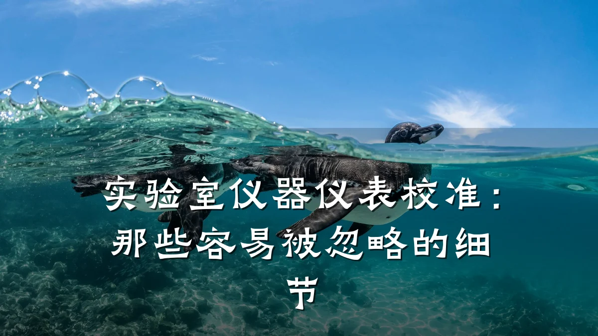 实验室仪器仪表校准：那些容易被忽略的细节
