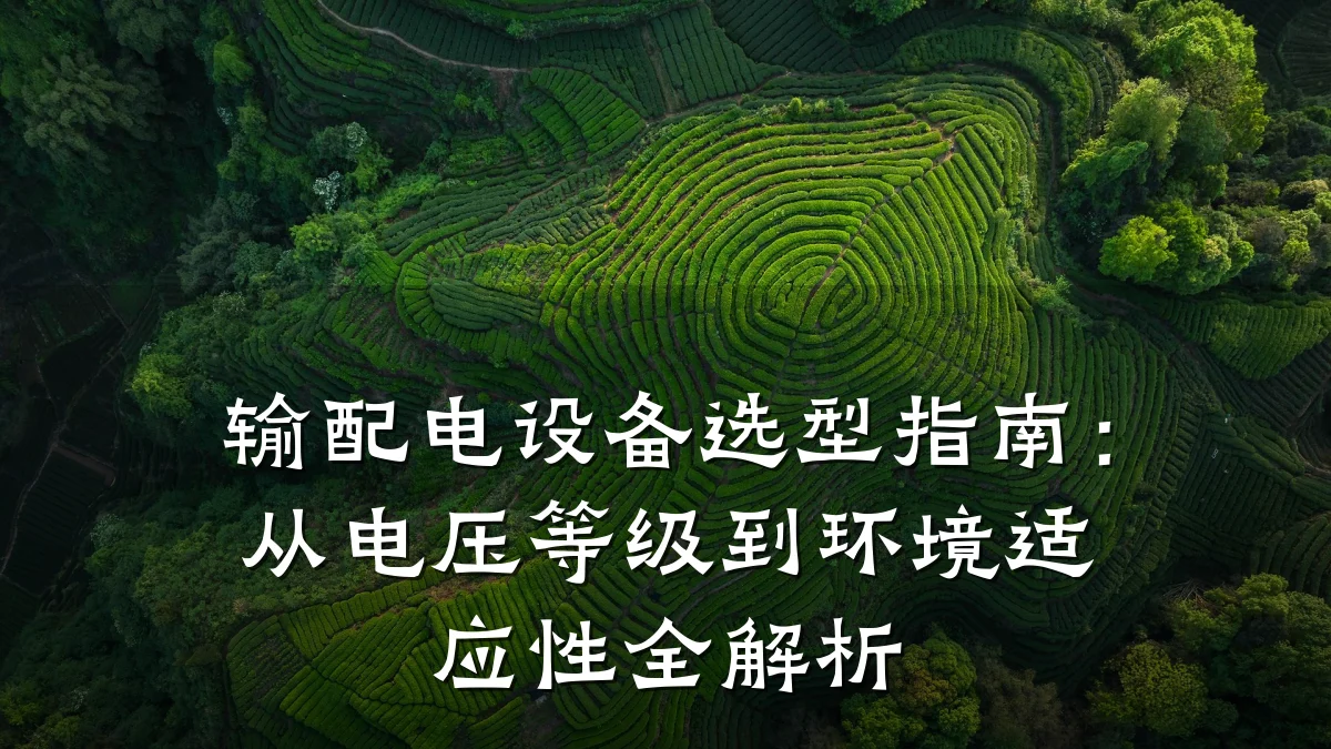 输配电设备选型指南：从电压等级到环境适应性全解析