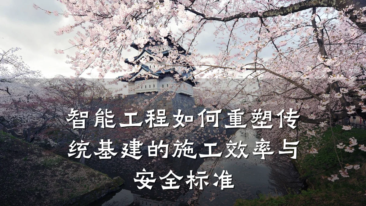 智能工程如何重塑传统基建的施工效率与安全标准