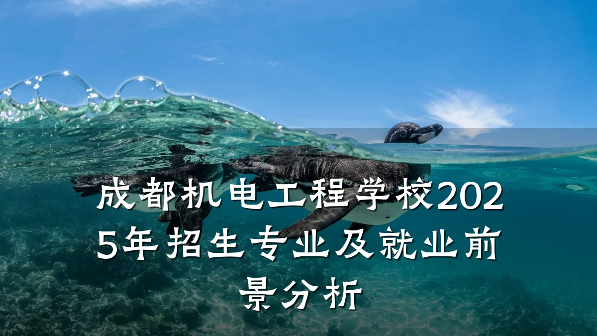 成都机电工程学校2025年招生专业及就业前景分析