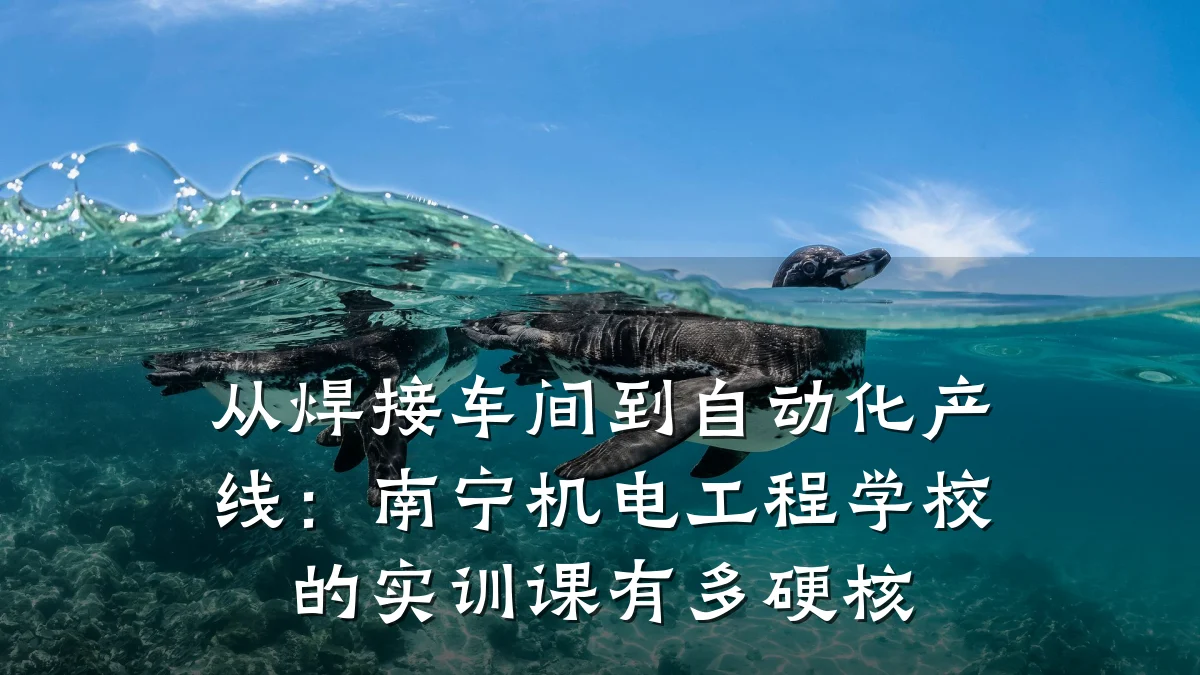 从焊接车间到自动化产线：南宁机电工程学校的实训课有多硬核