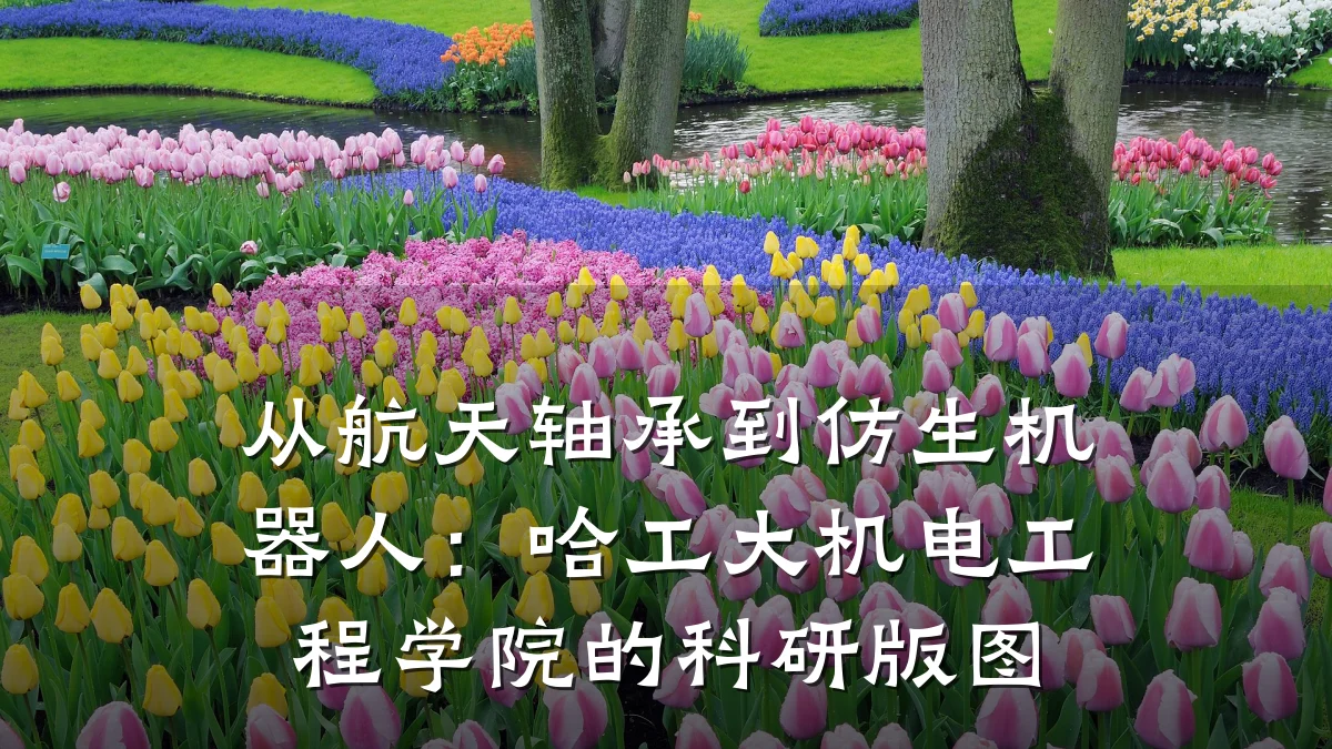 从航天轴承到仿生机器人：哈工大机电工程学院的科研版图