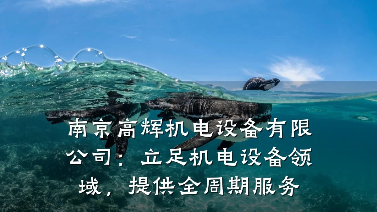 南京高辉机电设备有限公司：立足机电设备领域，提供全周期服务