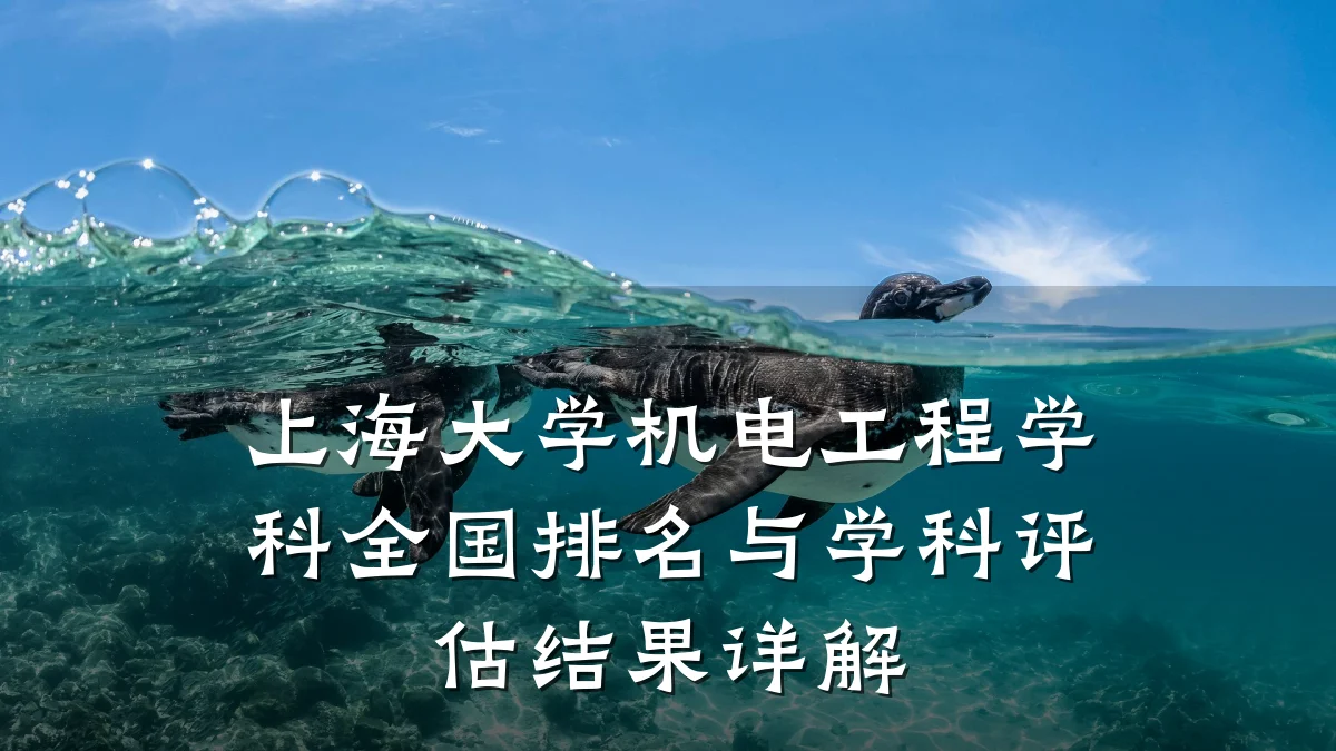 上海大学机电工程学科全国排名与学科评估结果详解
